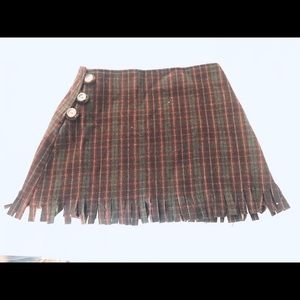 Romeo Gigli vintage wool miniskirt size 6